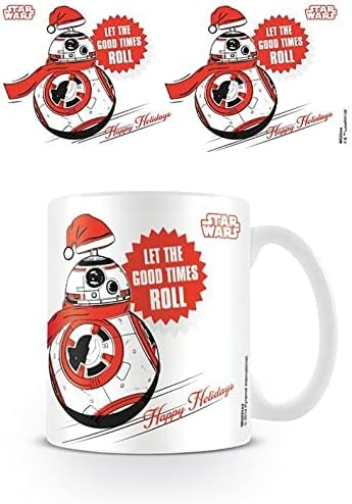 Star Wars MG24935 Coffee Let The Good Times Roll Mug, Ceramic, Multi-Colour, 11 oz/315 ml