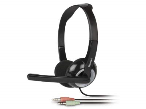 Hamlet hheadmjk 2 x 3.5 mm Binaural Head-band Black Headset – Headsets (PC/Gaming, Binaural, Head-band, Black, Wired, 1.8 m