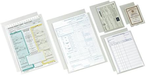 Esselte U Pocket Folders Polished, Folio in PP Clear 18x24 Transparent