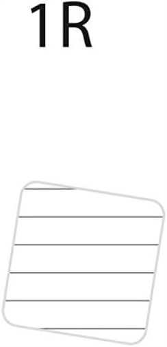 Pigna Monochrome Ruled Notebooks Var. 1R Assorted Colours A5 (15 x 21 cm) Pack of 10 - Small Notebooks
