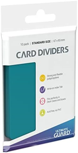 Ultimate Guard Divider Protective Card Sleeves (10 Piece), Light