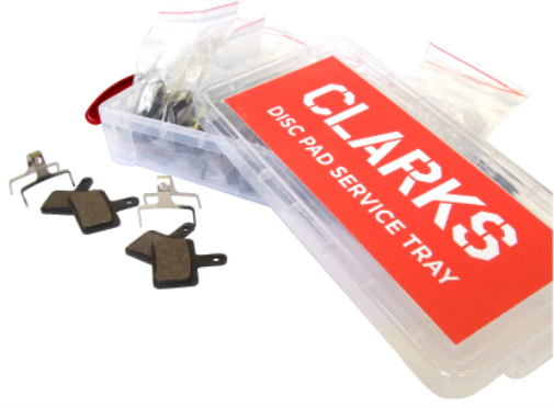Clarks Cycle Systems: VX824C / VRX824C Cycle Systems: M2, HDB540, 600, 790, XTR-XT-SLX-Saint, Hone M60, LX, M585, Deore Disc Pads (bulk/20 pairs