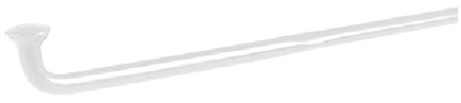 Alpina ACI Plain Gauge Silver Spokes - Box/144 - 284mm