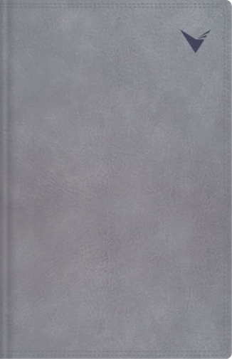Nbla, Biblia de Estudio, Interior a DOS Colores, Leathersoft, Gris, Comfort Print