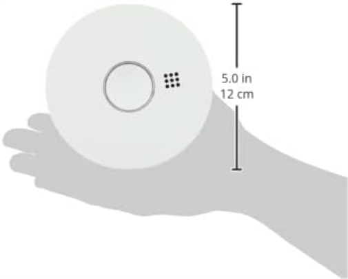 Gira Basic Q Rauchwarnmelder 114502, reinweiß glänzend Single