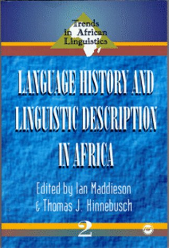 Language History And Linguistic Description In Africa