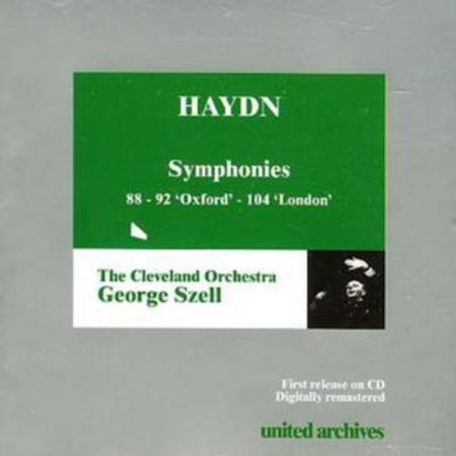 Symphonies, 88 - 92 'Oxford' - 104 'London'
