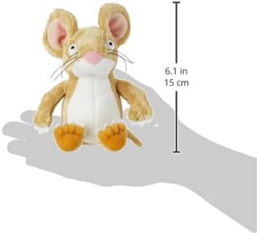 Gruffalo Mouse 7 inch, White/Brown