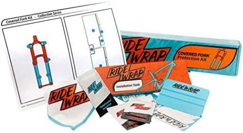 RideWrap Covered Protection MTB Fork Kit Vinyl Matte Clear