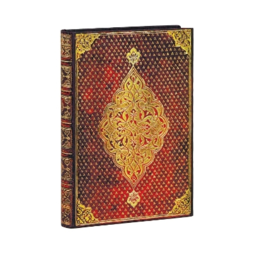 Golden Trefoil Midi Lined Hardcover Journal (Elastic Band Closure)