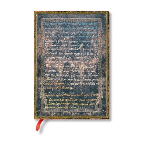 Michelangelo, Handwriting (Embellished Manuscripts Collection) Midi Unlined Softcover Flexi Journal (Elastic Band Closure)