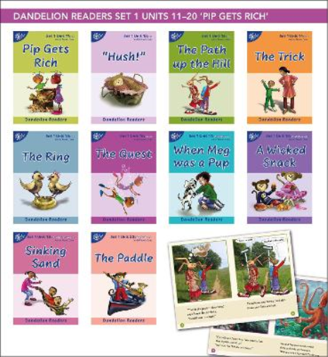 Phonic Books Dandelion Readers Set 1 Units 11-20