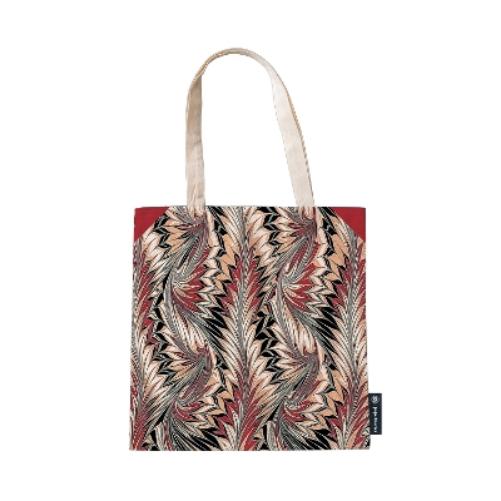 Rubedo (Cockerell Marbled Paper) Canvas Bag