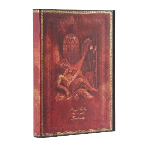 Mary Shelley, Frankenstein (Embellished Manuscripts Collection) Ultra Lined Hardback Journal (Wrap Closure)