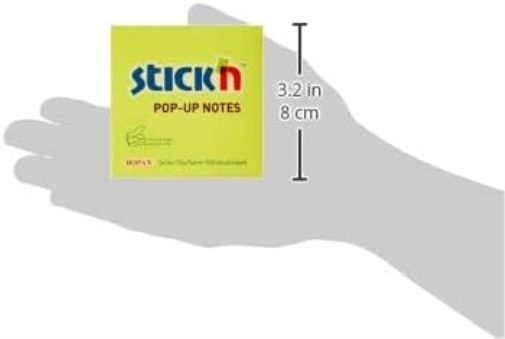 Stick'N Assorted Neon Z Notes (Pack of 6