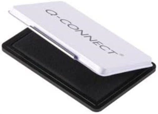 Q-Connect Medium Stamp Pad Black