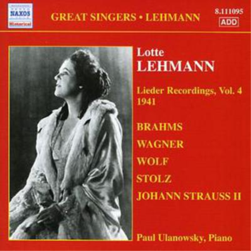 Lieder Recordings Vol. 4 - 1941
