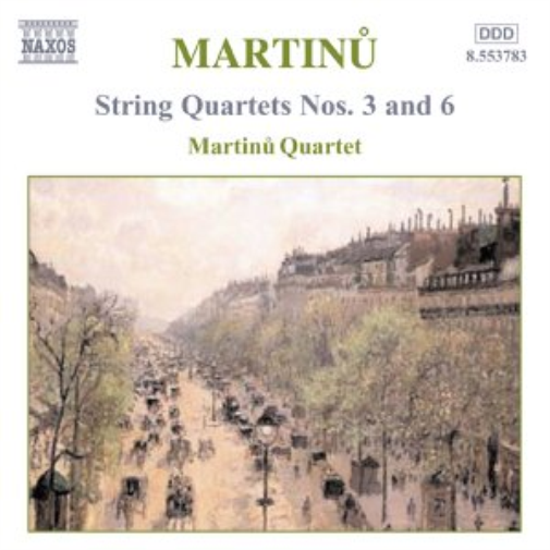 String Quartets Nos. 3 and 6 (Martinu Quartet)