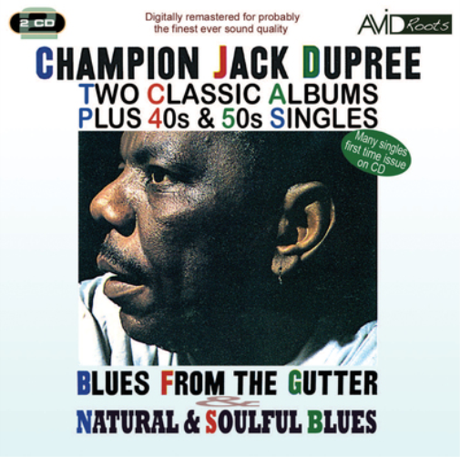 Two Classic Albums Plus 40s & 50s Singles: Blues from the Gutter/Natural & Soulful Blues