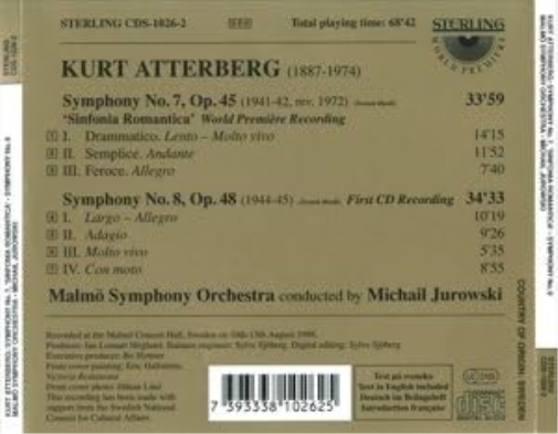 Symphonies 7 and 8 (Malmo So, Jurowski)