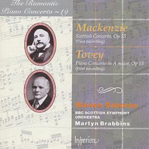 Mackenzie & Tovey: Piano Concertos (Steven Osborne/ BBC Scottish