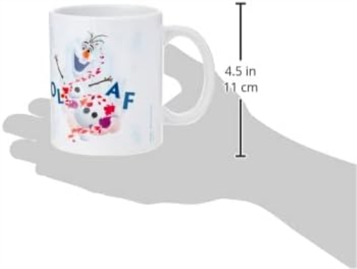 La Reine des Neiges MG25580 - Taza de cerámica (21 ml/315 ml