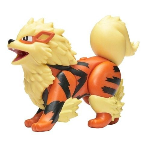 Wicked Cool Toys Pokémon Battle Feature Figure 12 centimeters Arcanine, New Pokemon Toy 2021, Authentic Details & Battle Features, Officially Licensed (PKW0009
