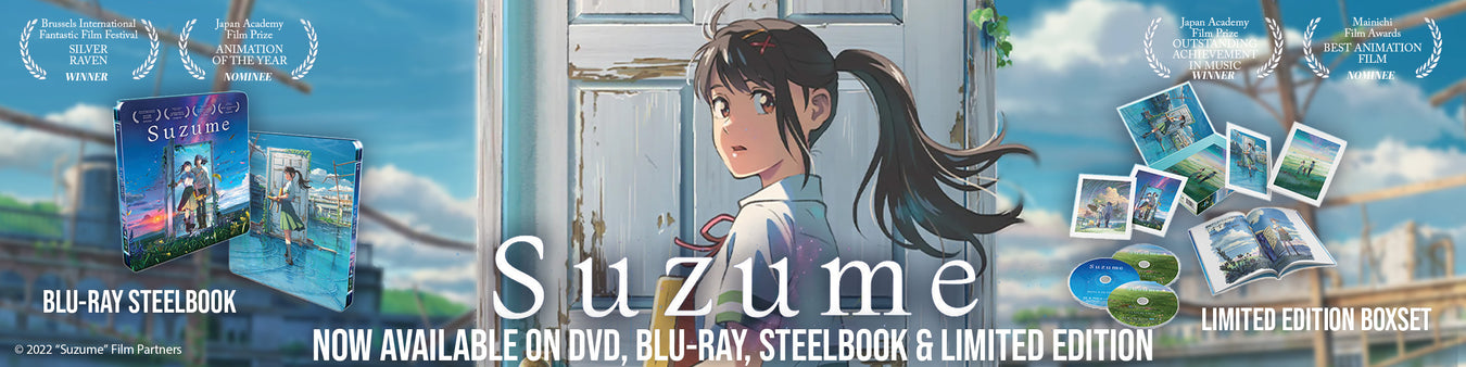Suzume is now available on DVD, Blu-ray, Steelbook and Limited Edition