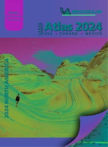 Large Format Atlas 2024 USA - Canada - Mexico (A3-Paperback)