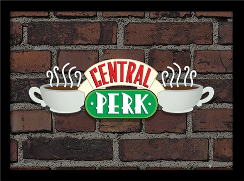 Friends: Pyramid - Central Perk Sign (Stampa In Cornice 30X40 Cm)