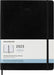 Moleskine Monthly Planner 2023, 12-Month Diary, Monthly Notebook with Hard Cover, Large Size 13 x 21 cm, Colour Black Hard XL BK - Black