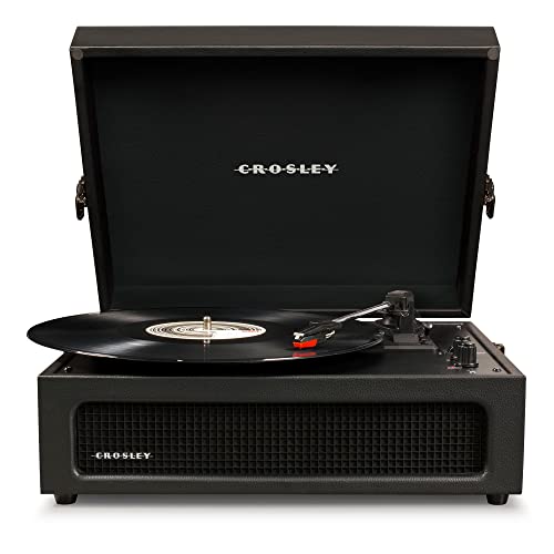 Voyager Portable Turntable Black Now Wit
