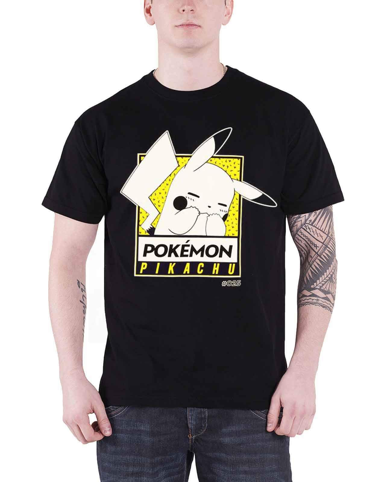 Pokemon T-Shirt Embarrassed Pika Nue Official Men's M Multicoloured