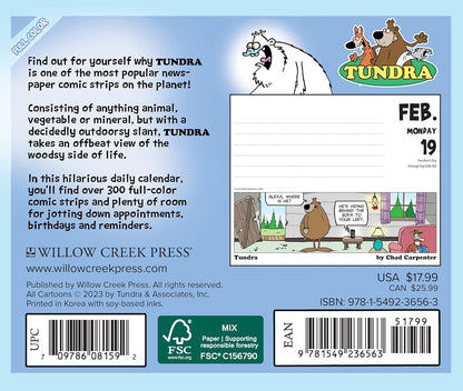 Tundra 2024 6.2 X 5.4 Box Calendar