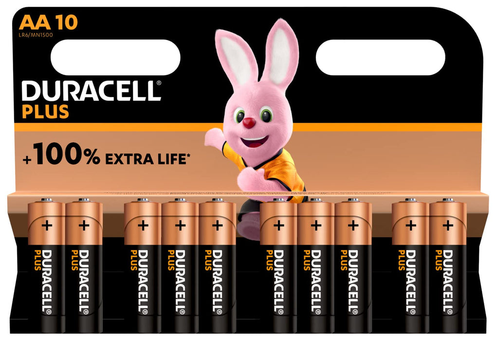 Anand - Duracell Plus AA Alkaline Battery (Pack 10) MN1500B10PLUS