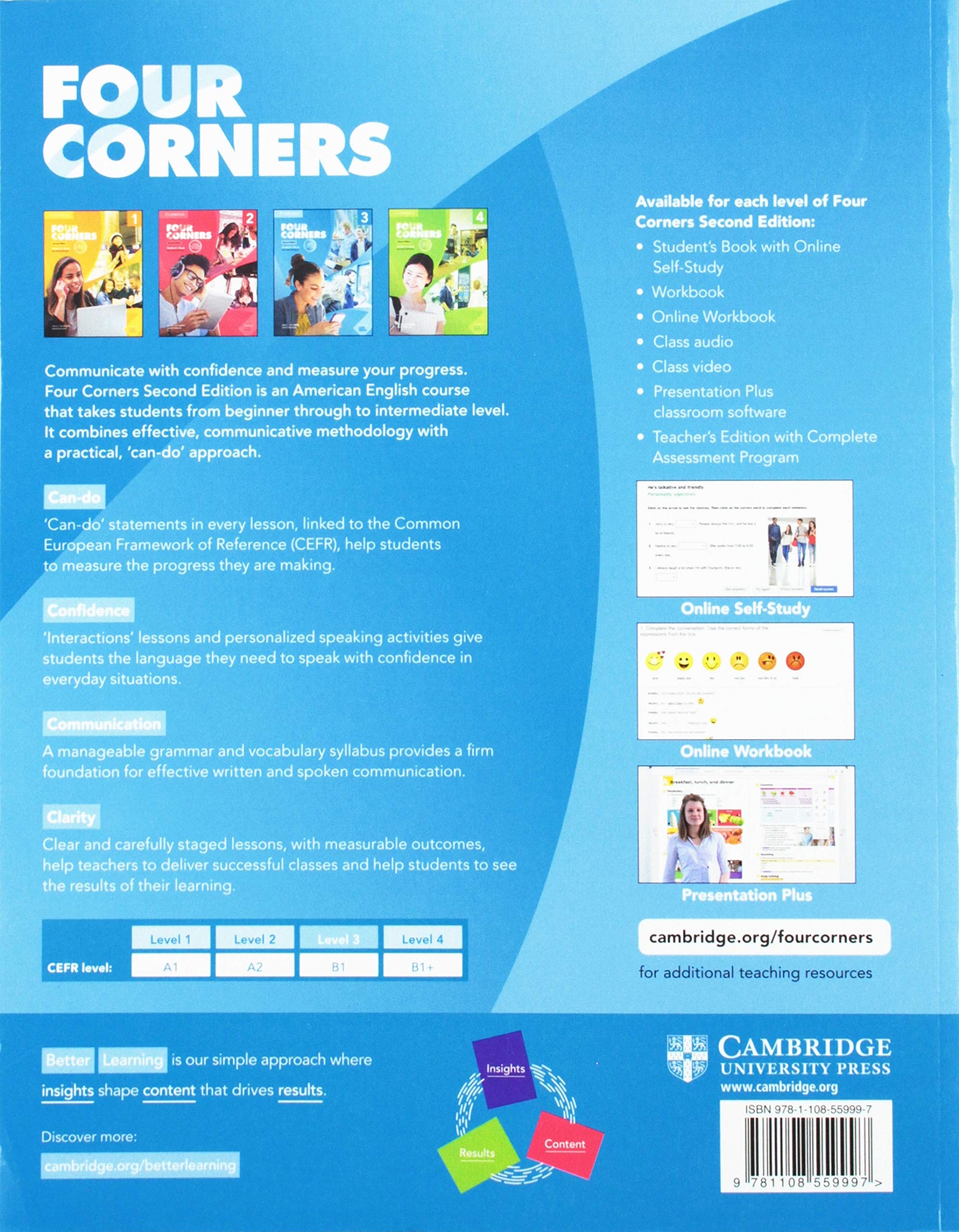 Four Corners Level 3 Full Contact with Online Self-study