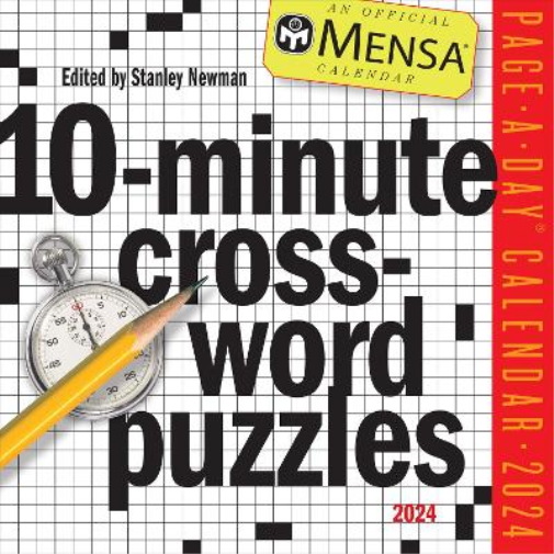 Mensa® 10-Minute Crossword Puzzles Page-A-Day Calendar 2024
