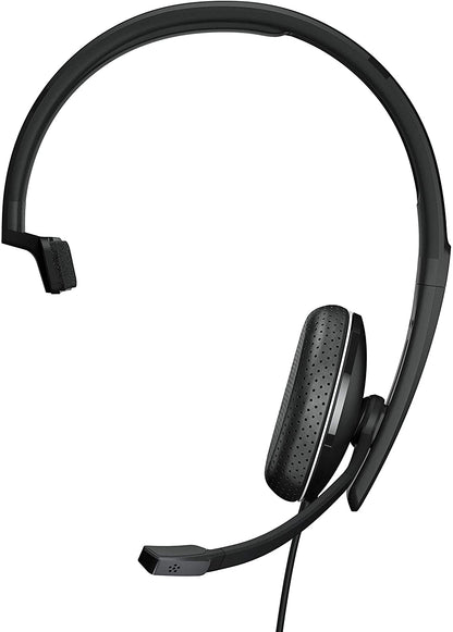 EPOS | Sennheiser Adapt 135 II (1000907) - Wired, Single-Sided Headset with 3.5mm Jack for Mobile Devices  - Superior Sound - Enhanced Comfort - Noise Limiter Switch - Black
