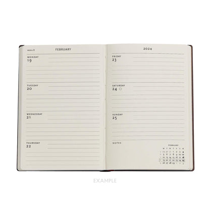 Moonlight (Olena’s Garden) Mini 12-month Dayplanner 2024