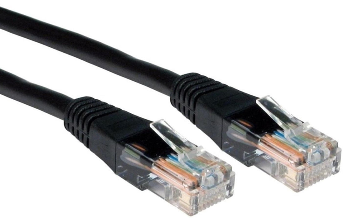 CABLES DIRECT - 0.25M CAT5E UTP PVC INJ MDD CBL-BLK