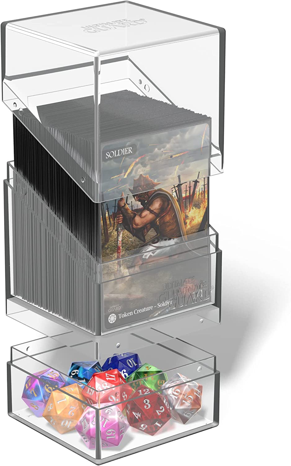 Ultimate Guard - Ultimate Guard - Boulder N Tray Deck Case 100+ - Clear