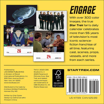 Star Trek Daily 2024 Day-To-Day Calendar