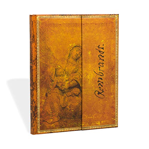 Rembrandt, Virgin and Child (Embellished Manuscripts Collection) Ultra Lined Hardcover Journal (Wrap Closure)