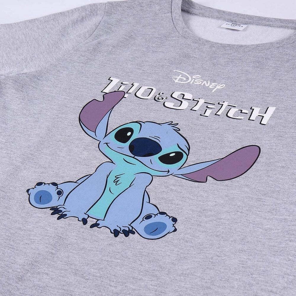 CERDÁ LIFE'S LITTLE MOMENTS Women's, Hoodie Winter Jumper | Stitch Pullover Without Hood-Official Disney Licence L Cranberry
