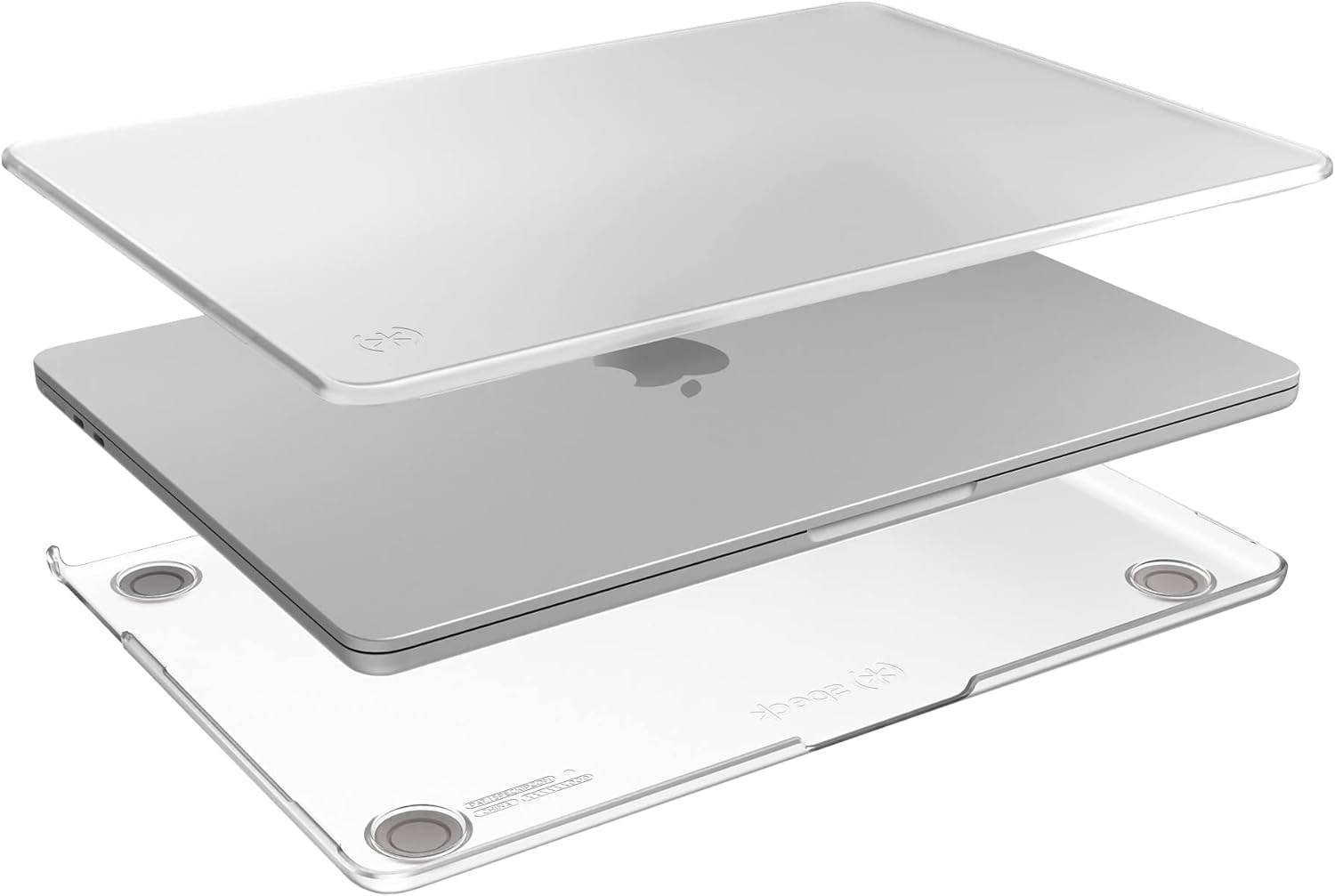 Speck Products MacBook Air M2 (2022) Smartshell (Clear/Clear/SweaterGrey)