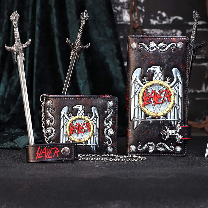 Officially Licensed Slayer Eagle Logo Embossed Purse Wallet