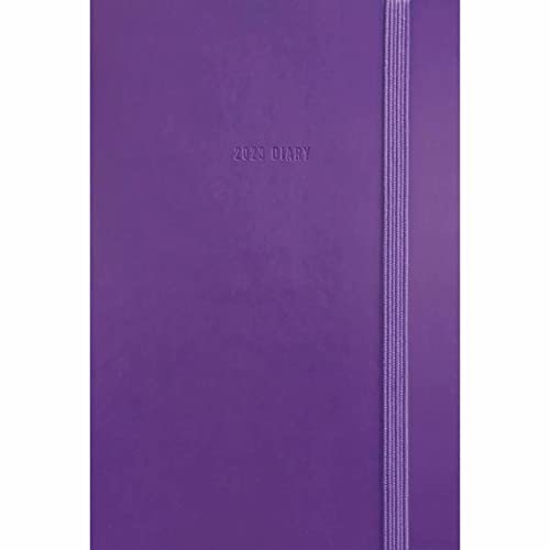 2023 Fashion Diary Purple Soft Touch Pocket Diary