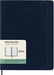 Moleskine Weekly Agenda with Space for Notes 12 Months 2024, Agenda 2024, Size XL 19x25, Soft Cover and Elastic Closure, Colour Sapphire Blue Weekly Notebook Soft Cover - XL Sapphire Blue