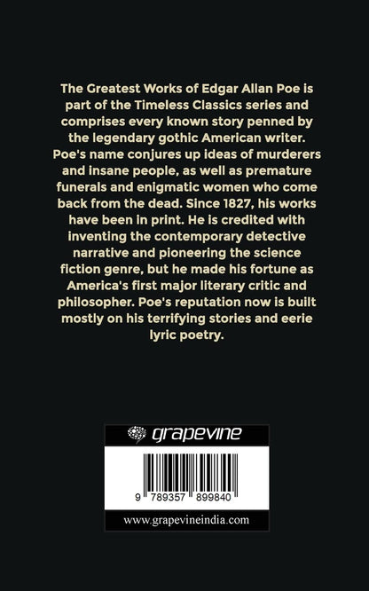 Greatest Works of Edgar Allan Poe (Deluxe Hardbound Edition)
