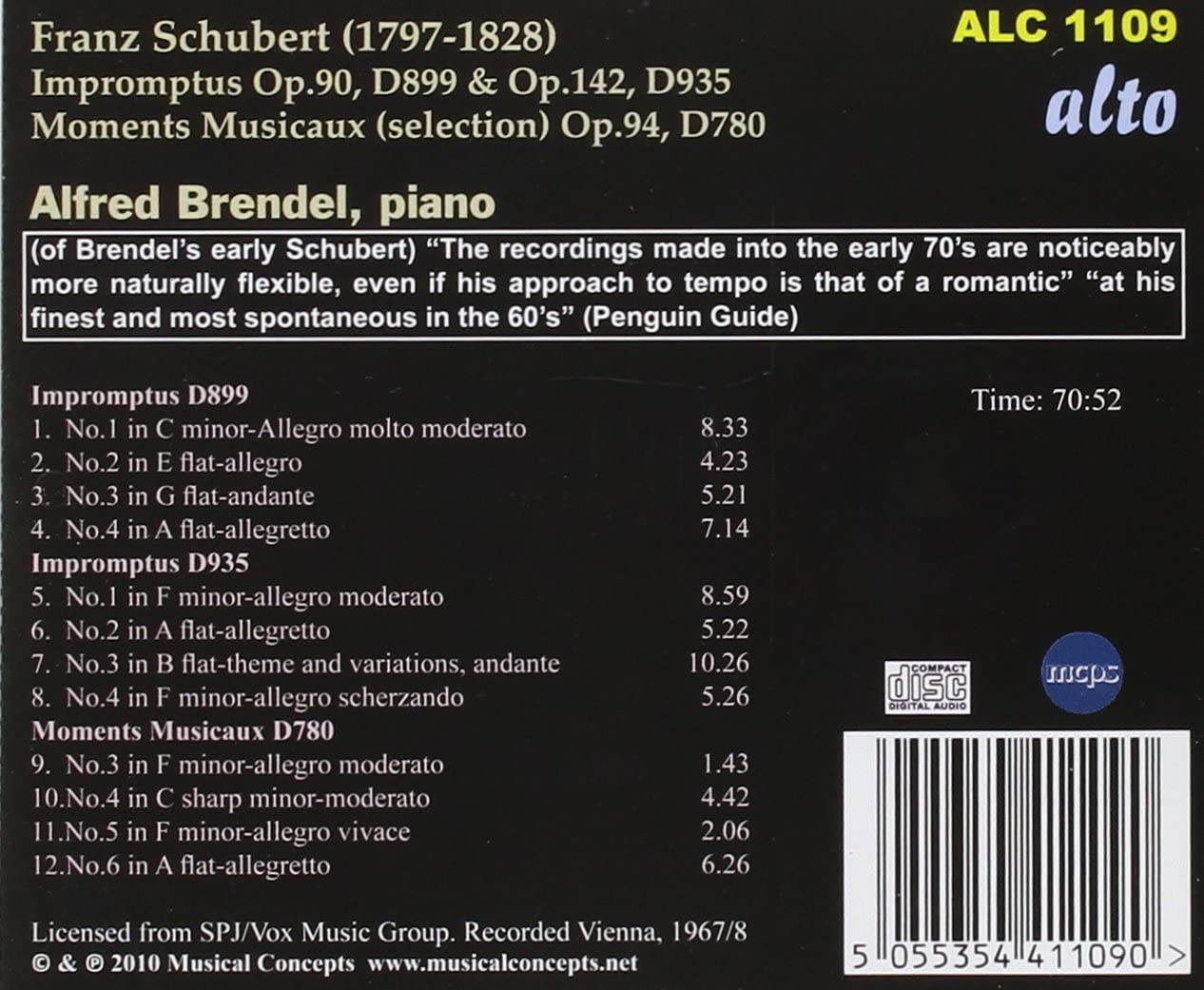 Schubert: Impromptus, D 899, 935